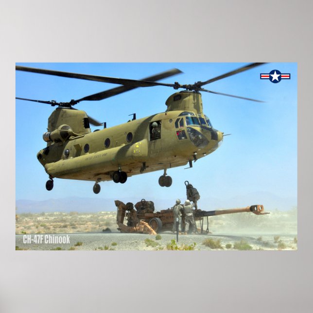 POSTER CH-47F CHINOOK (Devant)