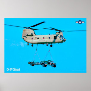 POSTER CH-47F CHINOOK