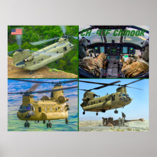 POSTER CH-47F CHINOOK