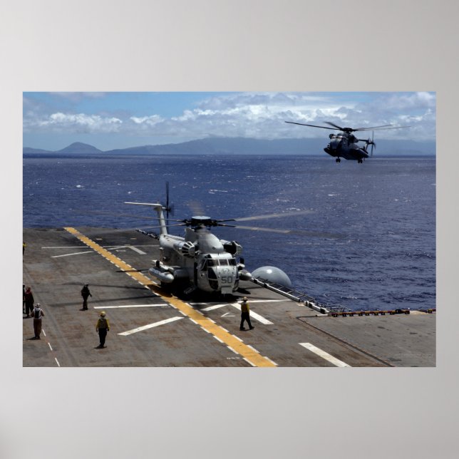 Poster CH-53D A Stallion de mer (Devant)