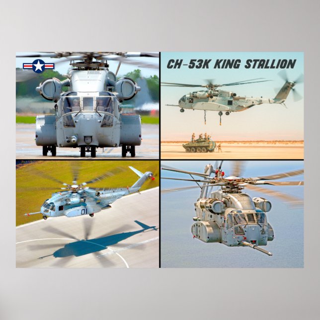 POSTER CH-53K KING STALLION (Devant)