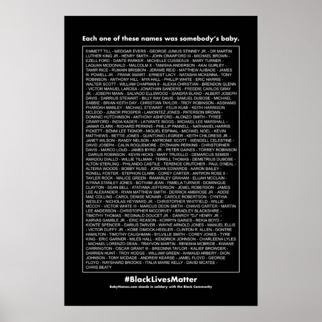 Poster Chacun de ces Noms... (Devant)