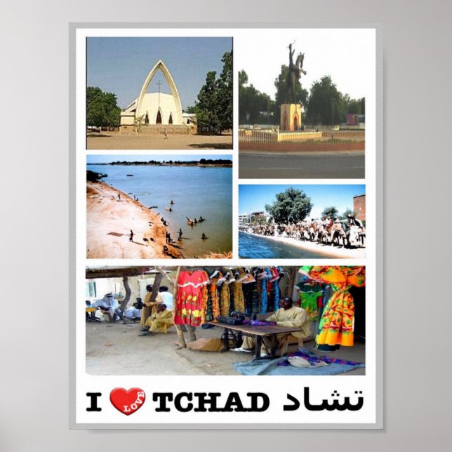 Poster Chad - I Love - (Devant)