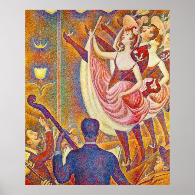 Poster Chahut, par Georges-Pierre Seurat (Devant)