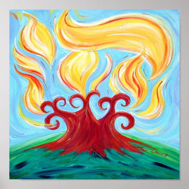 Poster Chai Burning Bush (Devant)