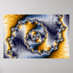 Poster Chaîne art fractal