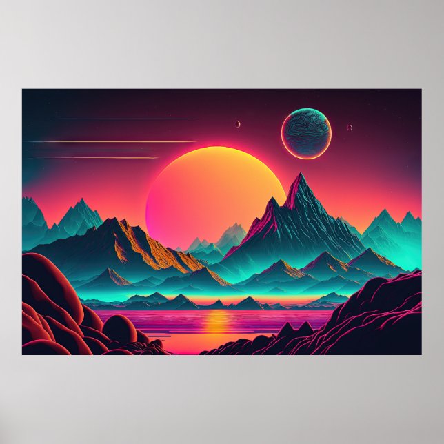 Poster Chaîne cosmique : Les crêtes de l'autre monde (Devant)