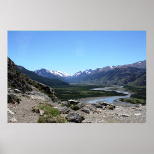 Poster Chaîne des Andes, Patagonia