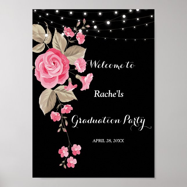 Poster Chaîne Whimsical Lights Black Graduation (Devant)