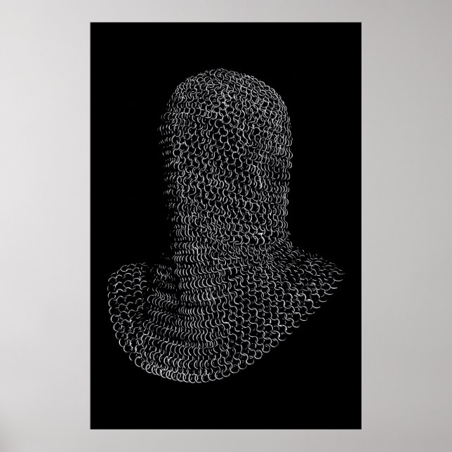 Poster Chainmail Guerrier Hood (Devant)