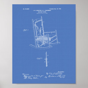 Poster Chaire de massage 1900 Plan directeur de l'art des