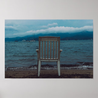 Poster Chaise blanche