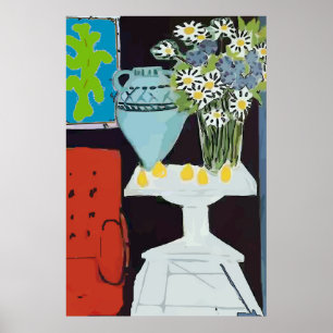 Poster Chaise rouge, style Matisse