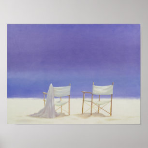 Poster Chaises sur la plage 1995