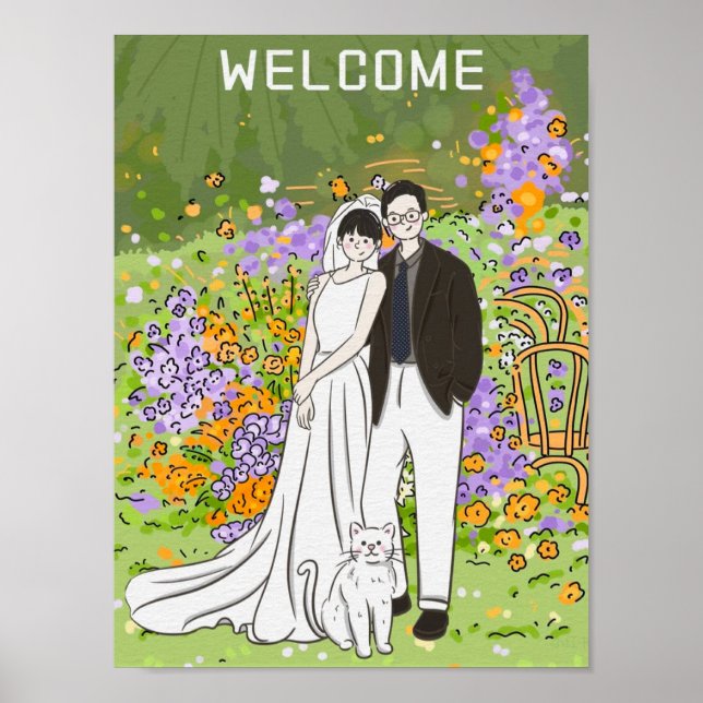 Poster Chaleur et bonheur pour les Mariages (Devant)