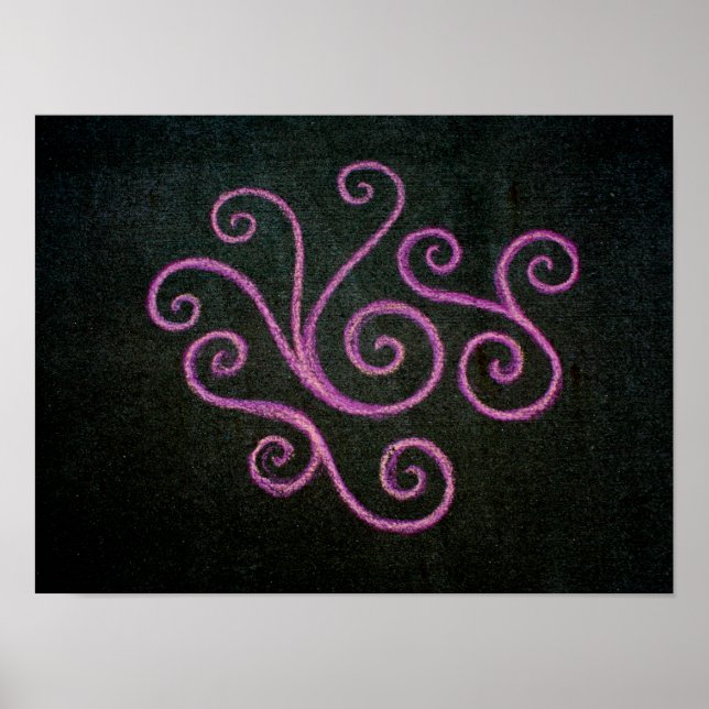 Poster Chalkie Août Un (Devant)