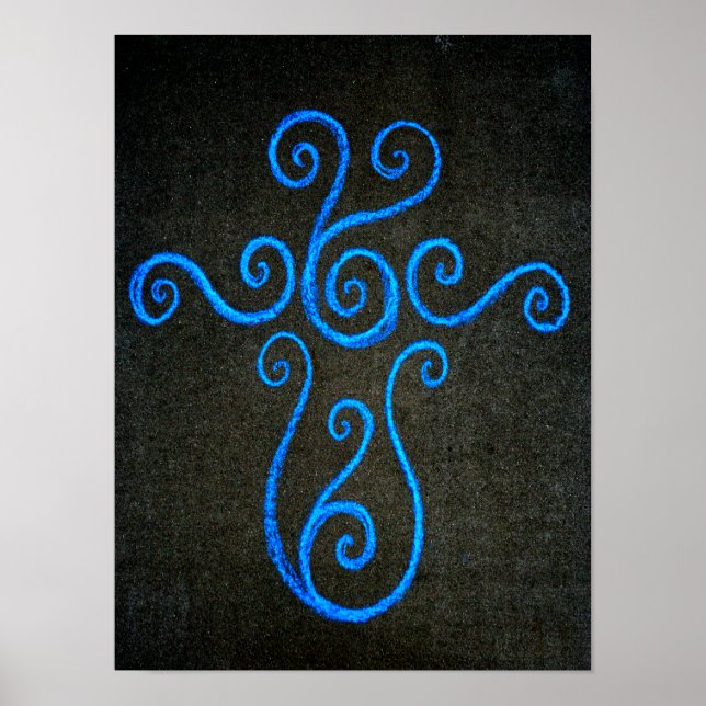 Poster Chalkie drop (Devant)