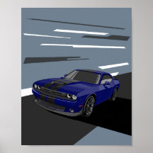 Challenger Bleu