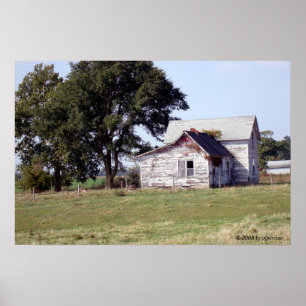 Poster Chambre abandonnée dans le pays