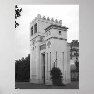 Poster Chambre assyrienne, exposition universelle, Paris