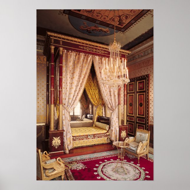 Poster Chambre de la reine Hortense de Beauharnais (Devant)