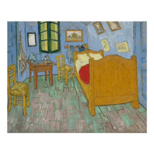 Poster Chambre de Van Gogh à Arles - Jaune et Bleu Classi