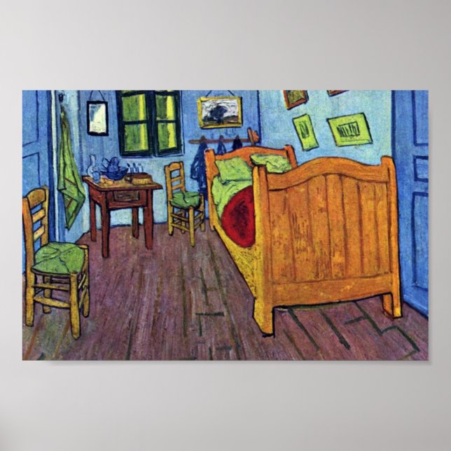 Poster Chambre De Vincent À Arles Par Vincent Van Gogh (Devant)