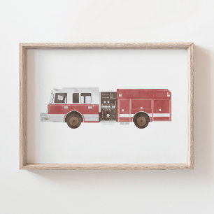 Poster Chambre d'enfants camion