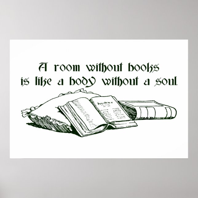 Poster Chambre sans livres (Devant)
