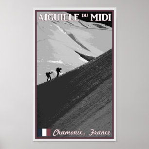 Poster Chamonix - Aiguille du Midi Arete
