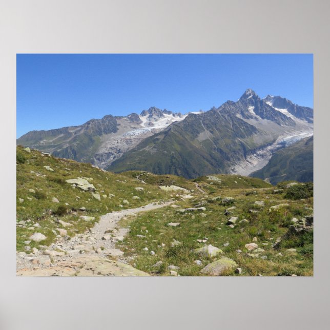 Poster Chamonix des Alpes françaises (Devant)