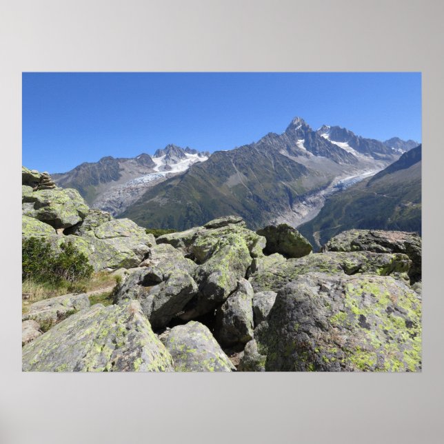 Poster Chamonix des Alpes françaises (Devant)