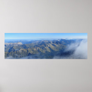 Poster Chamonix des Alpes françaises