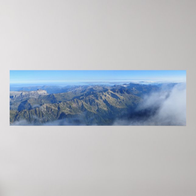 Poster Chamonix des Alpes françaises (Devant)