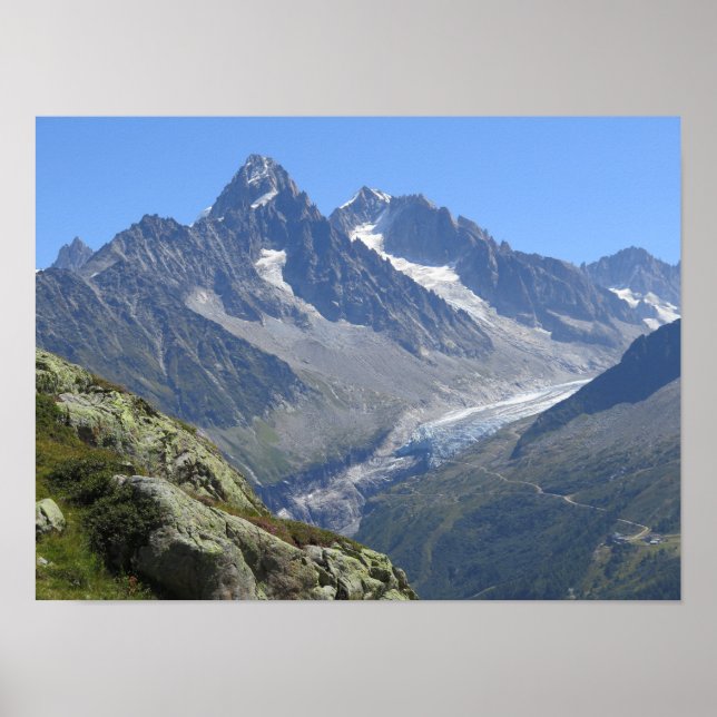 Poster Chamonix des Alpes françaises (Devant)