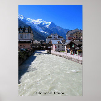 Poster Chamonix, France