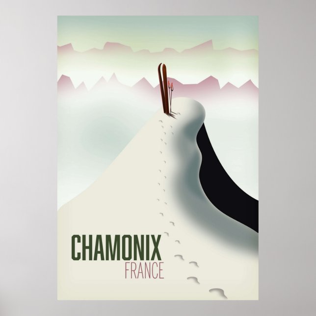 Poster Chamonix France (Devant)