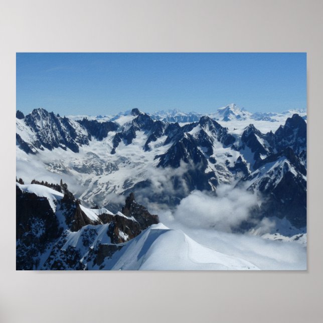 Poster Chamonix Mont Blanc (Devant)