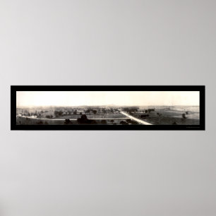 Poster Champ de bataille de Gettysburg Photo 1918
