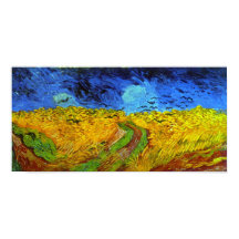 Champ de blé avec corbeaux Van Gogh Art