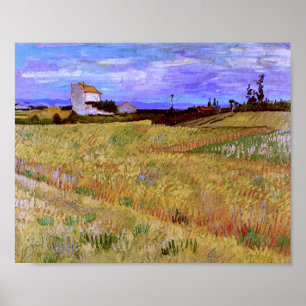 Poster Champ de blé (F564) Van Gogh Fine Art