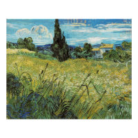 Champ de blé vert Vincent van Gogh