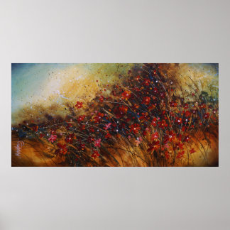 Poster Champ de fleurs c512