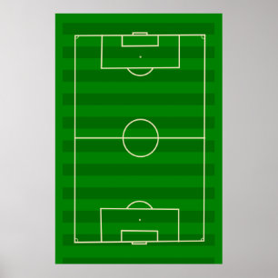 Poster Champ de football