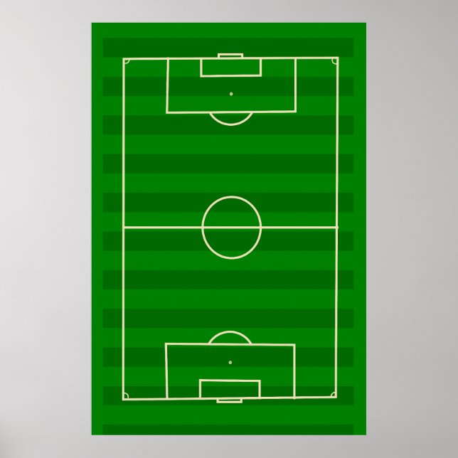 Poster Champ de football (Devant)