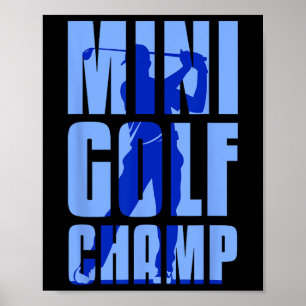 Poster Champ de mini golf