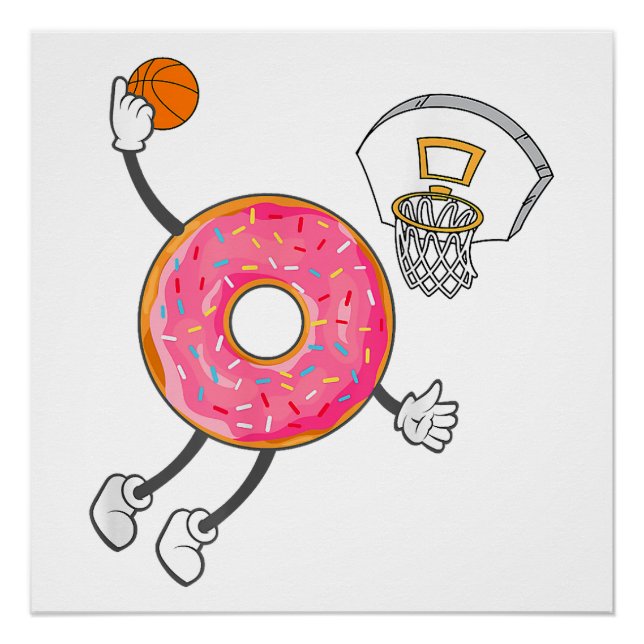 Poster Champ de nourriture Dunking Donut Hole (Devant)