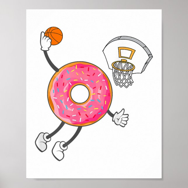 Poster Champ de nourriture Dunking Donut Hole (Devant)
