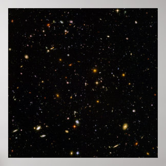 Poster Champ d'espace ultra profond Hubble