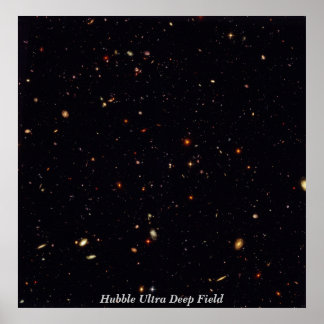 Poster Champ HubbleUltraDeepField, Champ Hubble UltraDeep